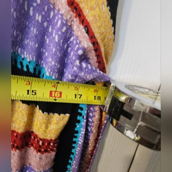 Leo & Ugo Paris Embroidered  Colorful Floral Stripped Longsleeve - Picture 8 of 8